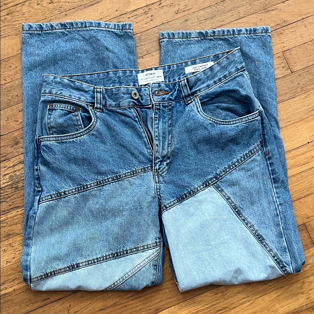 Cotton On Women’s Low Straight Panel Jeans